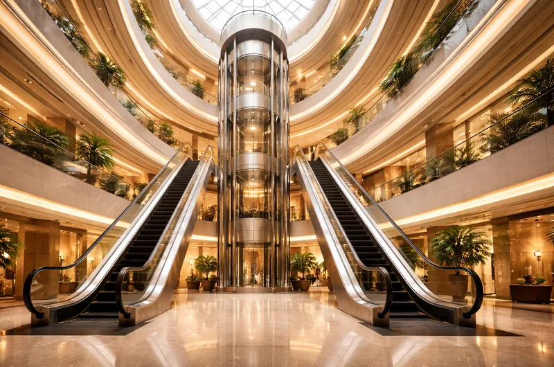 Proyek lift & eskalator Mega Bekasi Hypermall